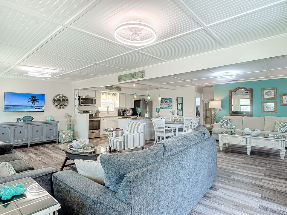 Upstairs living.