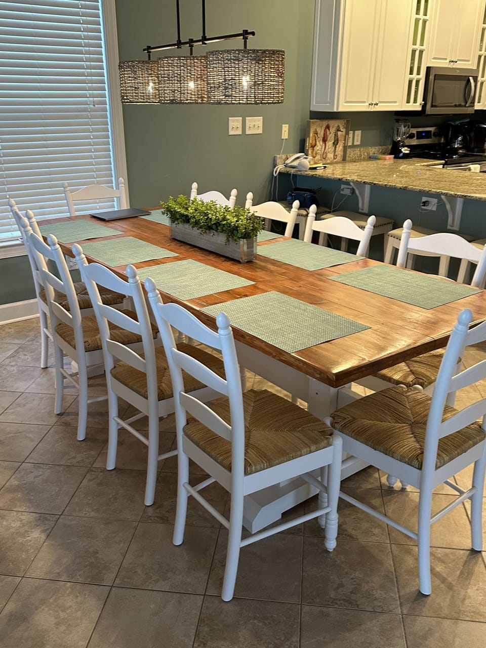 8 foot table 10 chairs