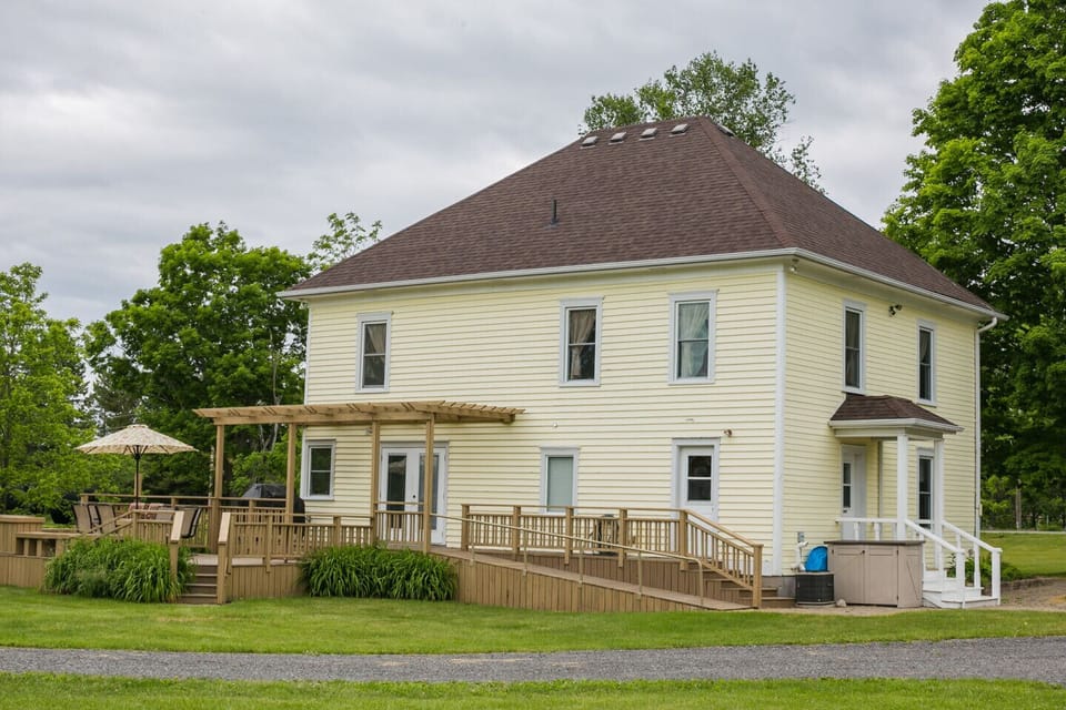 The Mill House Back Deck