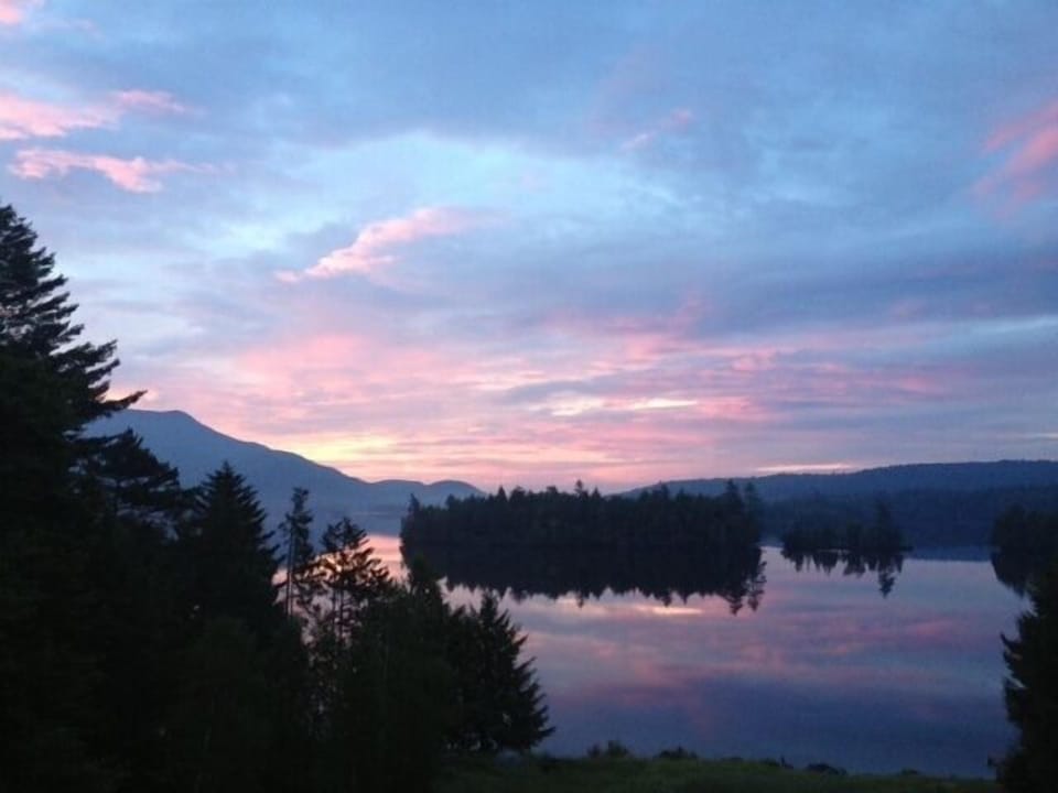 View of Blue Mountain Lake
