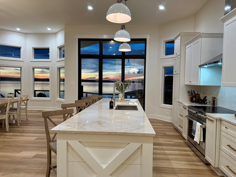 Crisp, Clean, and modern - your dream kitchen  - Hosted by LakeGastonVacationHomes