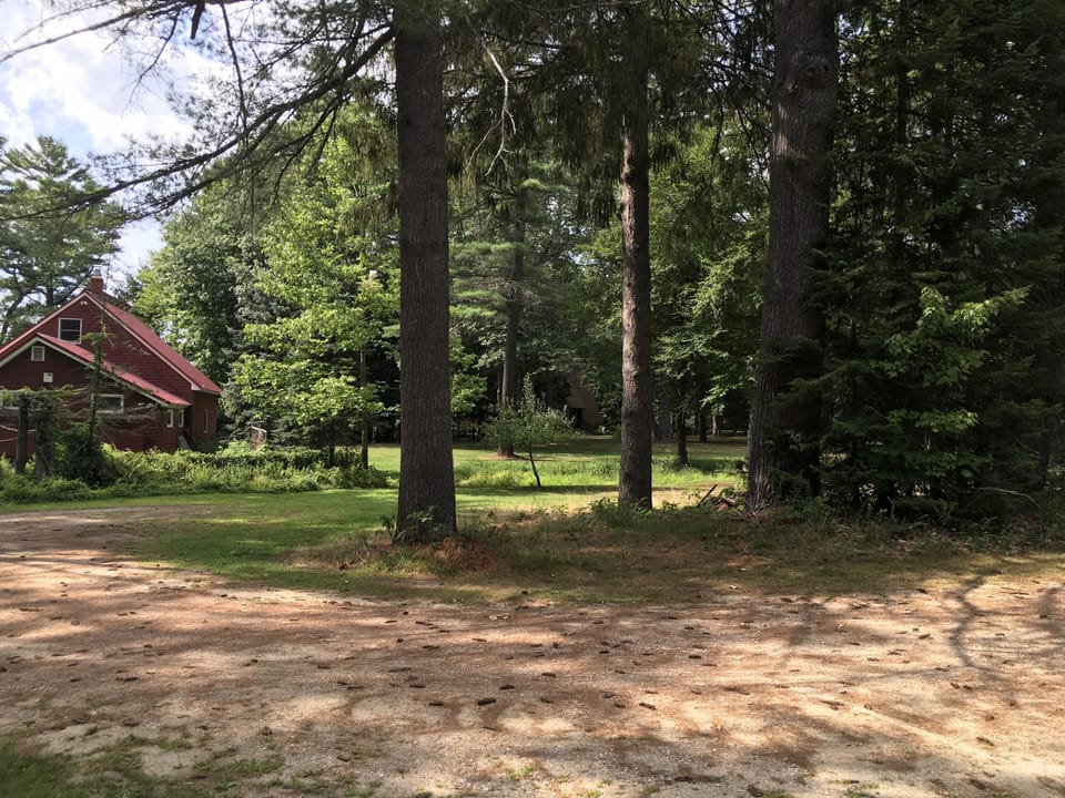 View from front yard towards common area