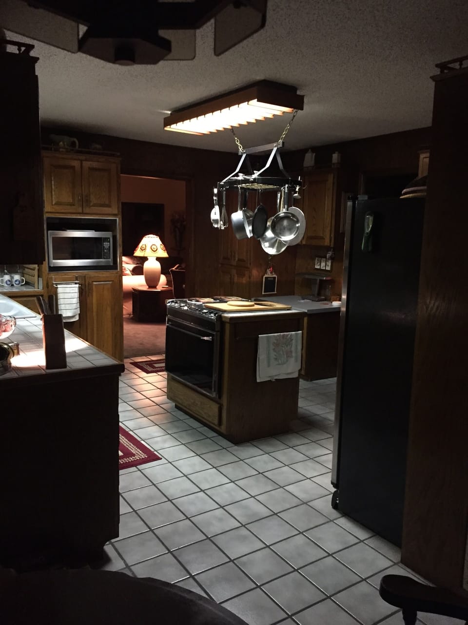Kitchen view from breakfast nook.