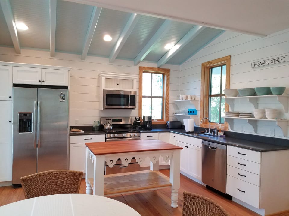 Kitchen with Screened Porch Access, First Floor
