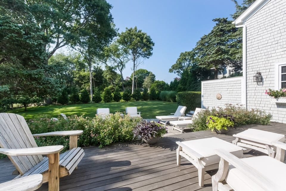 Mahogany Deck to Patio