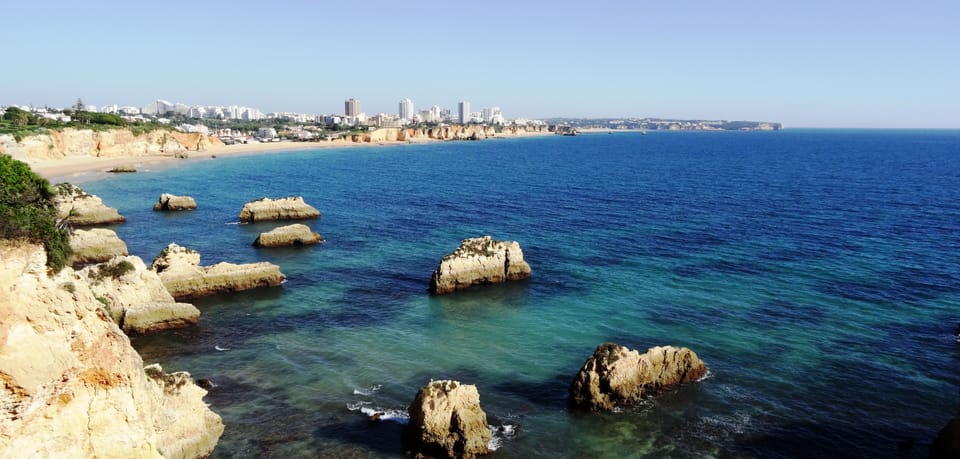 Coastal view of Praia da Rocha