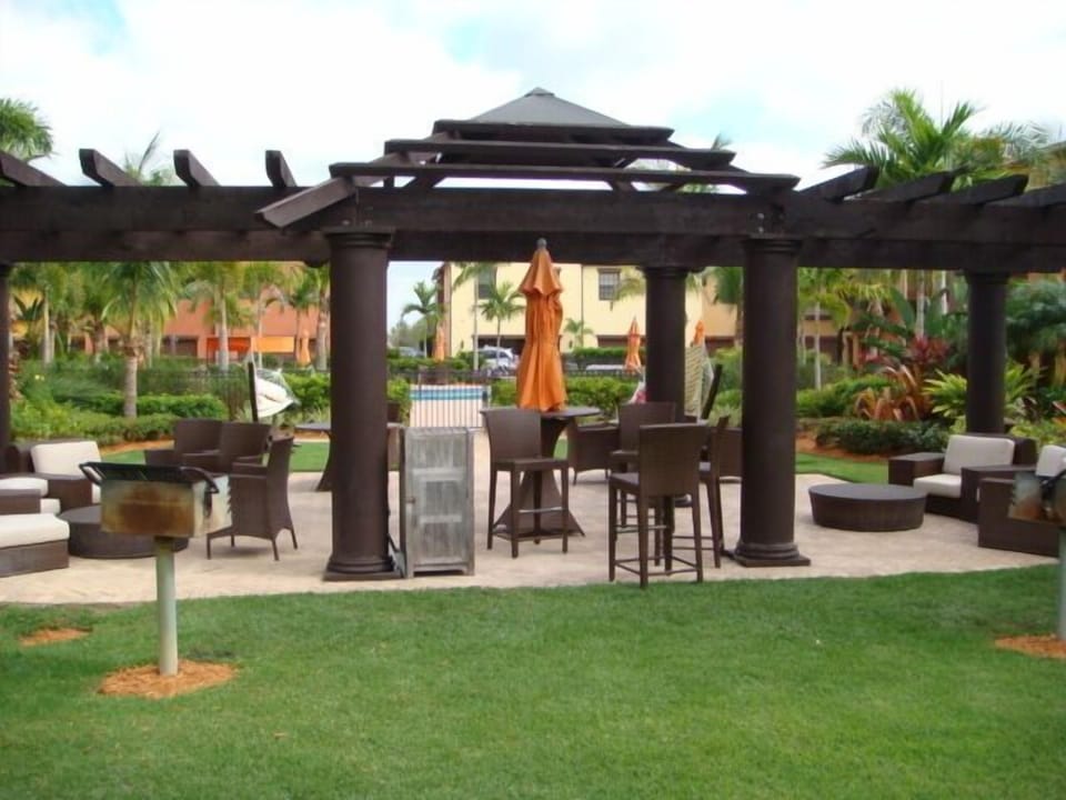 Private BBQ/Sitting Area for Quad Residents