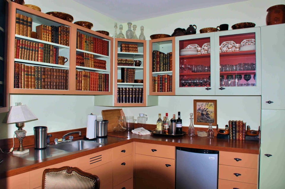 Bar/Library (adjacent to Living Room)