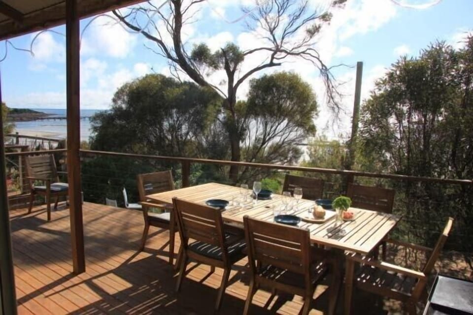 Deck with BBQ