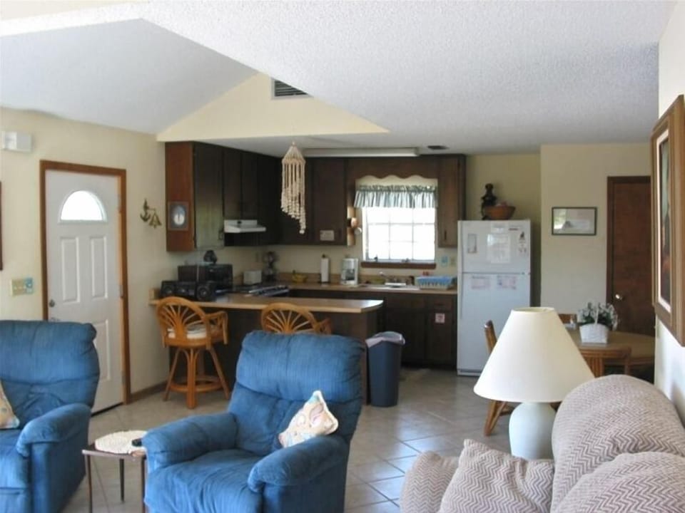 Kitchen view from living room