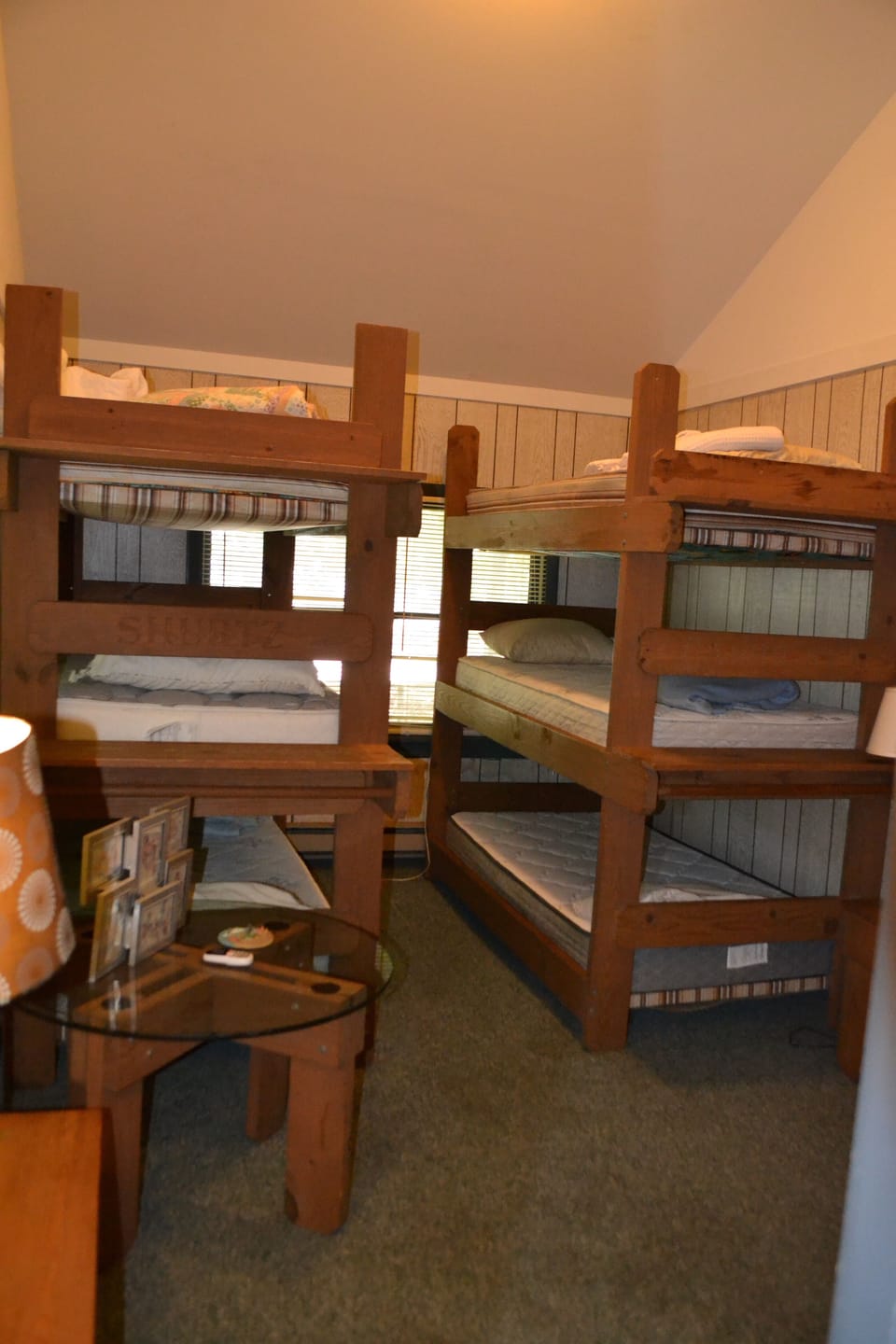 First bedroom, set of 2, 3 tier bunkbeds