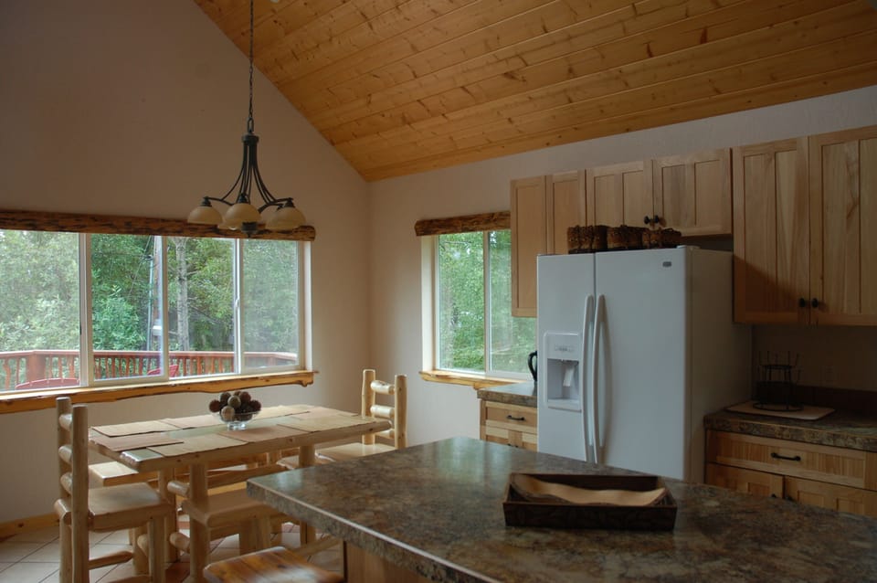 Kitchen View of Harmony Lodge