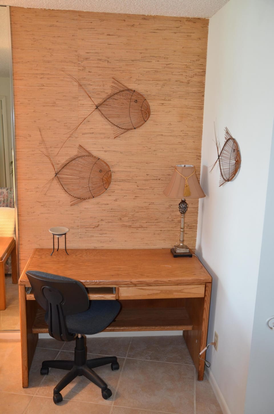 Desk/work area.