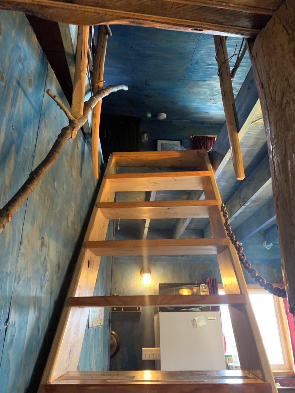 Up to the loft