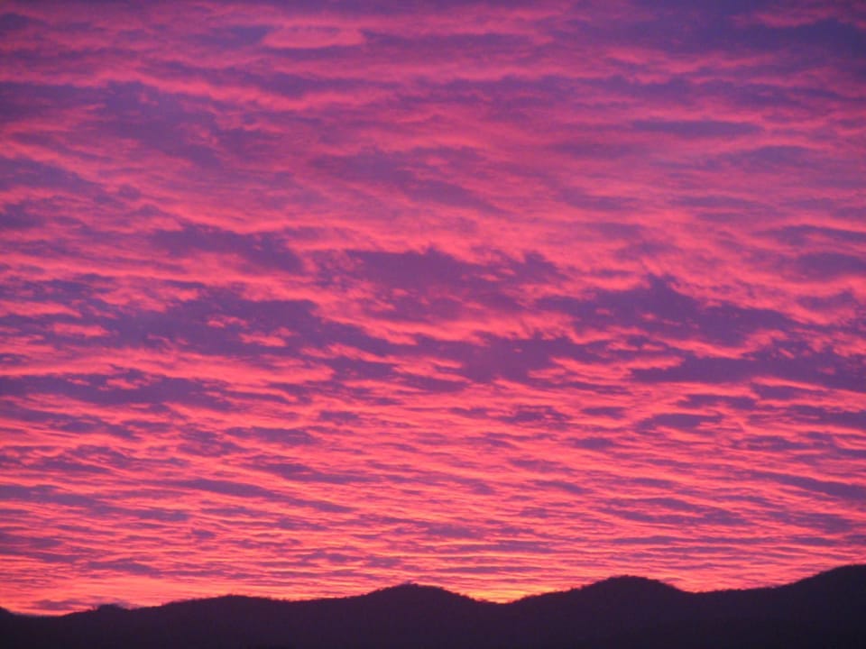 Sunset in big sky country