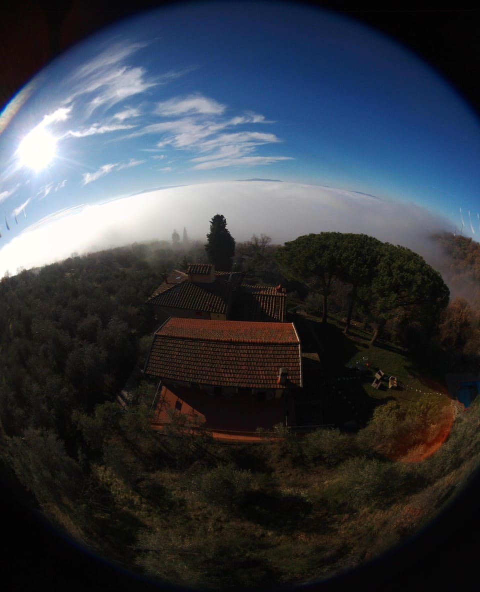               the Casellina House in Tuscany