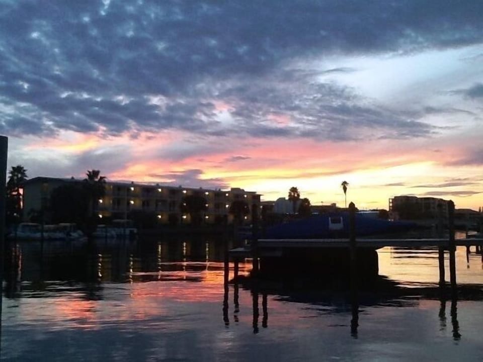 Sunset off the back deck.