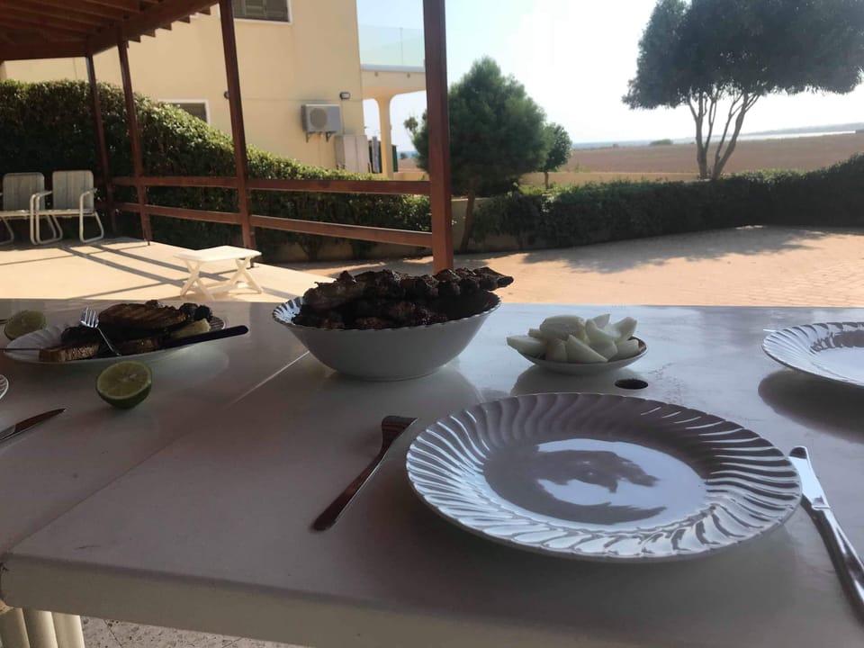 Lunch with sea view