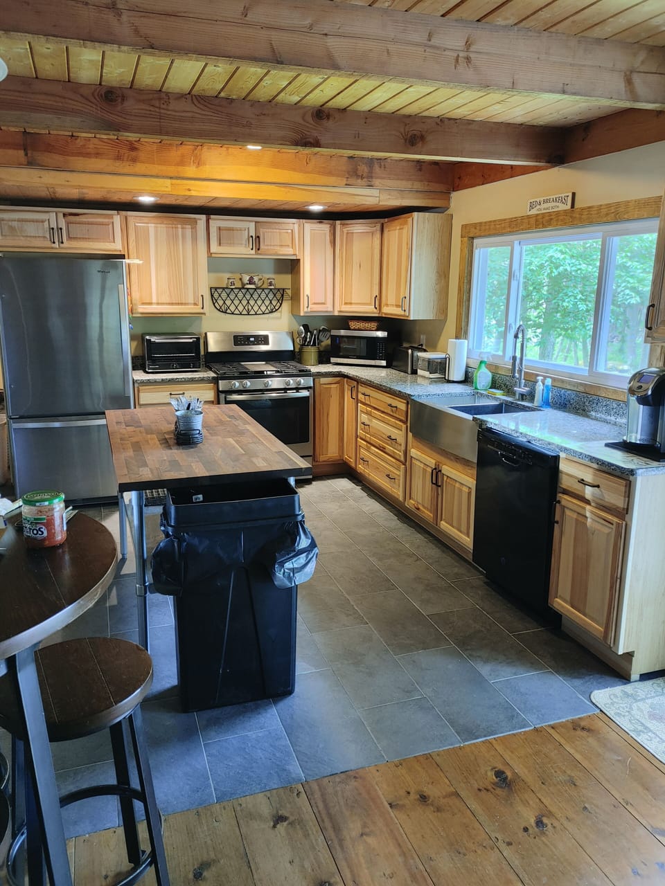 Newly renovated kitchen with dishwasher