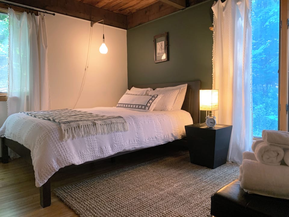Queen downstairs bedroom 