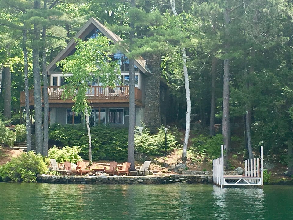 Front of house - from lake