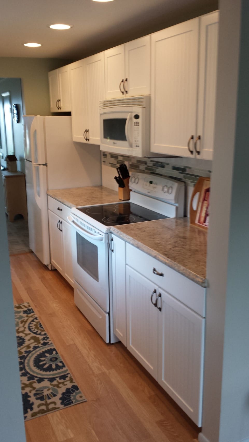 Kitchen with Microwave, Dishwasher, Disposal,  Cuisinart, mixer, etc.
