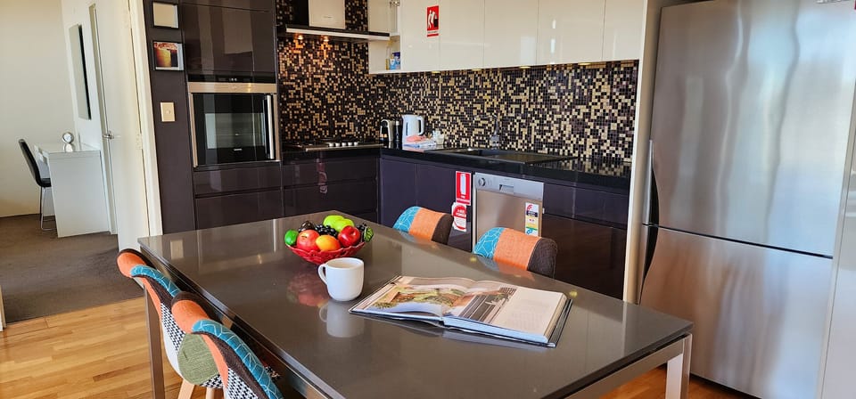 Kitchen/dining.  Well equipped kitchen