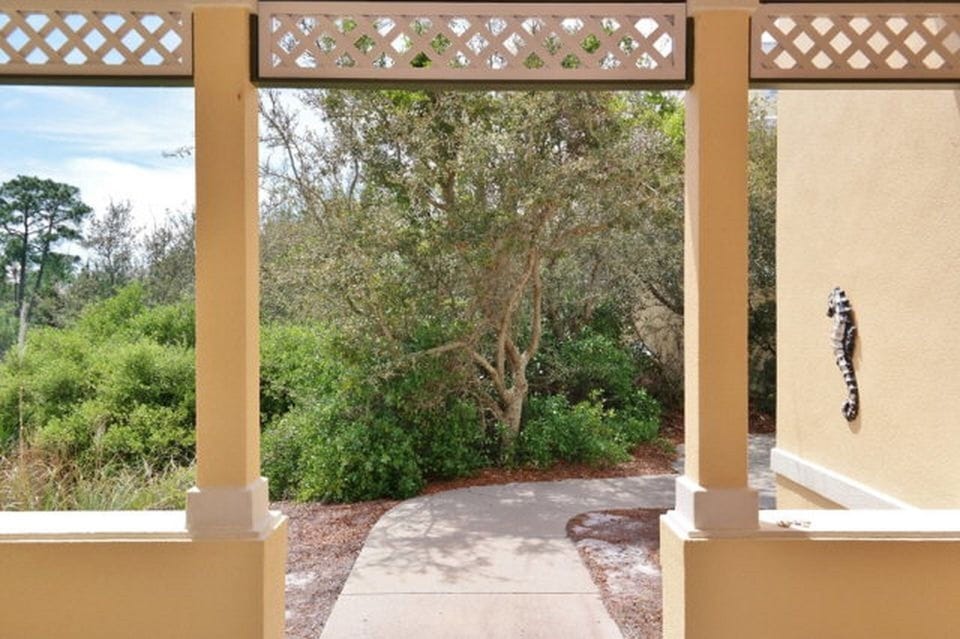 walking out front porch