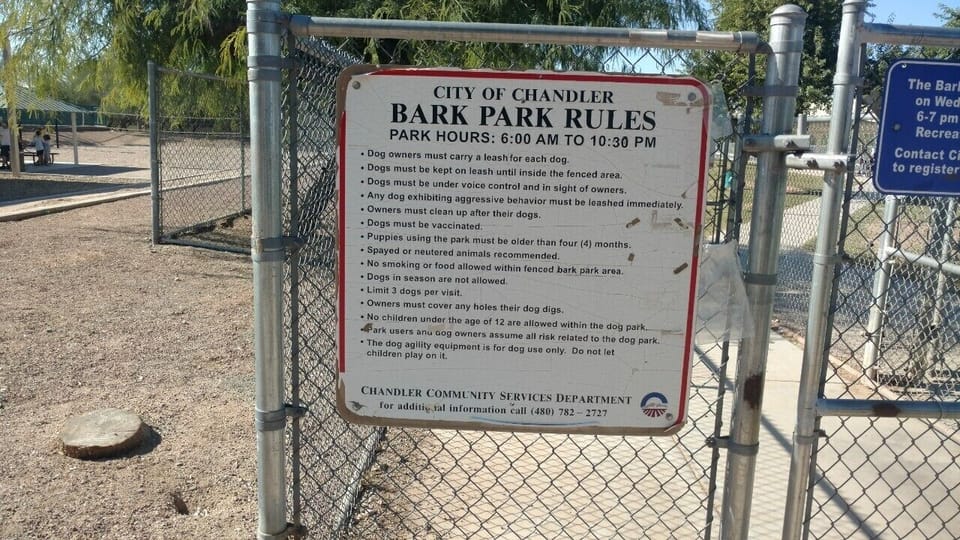 Dog Park across Kyrene Dr. 