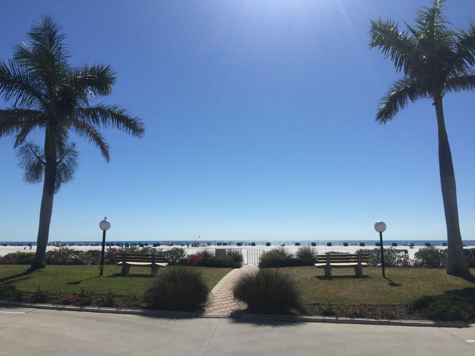 Spectacular nature walks to the south for two miles of bird and turtle sanctuary