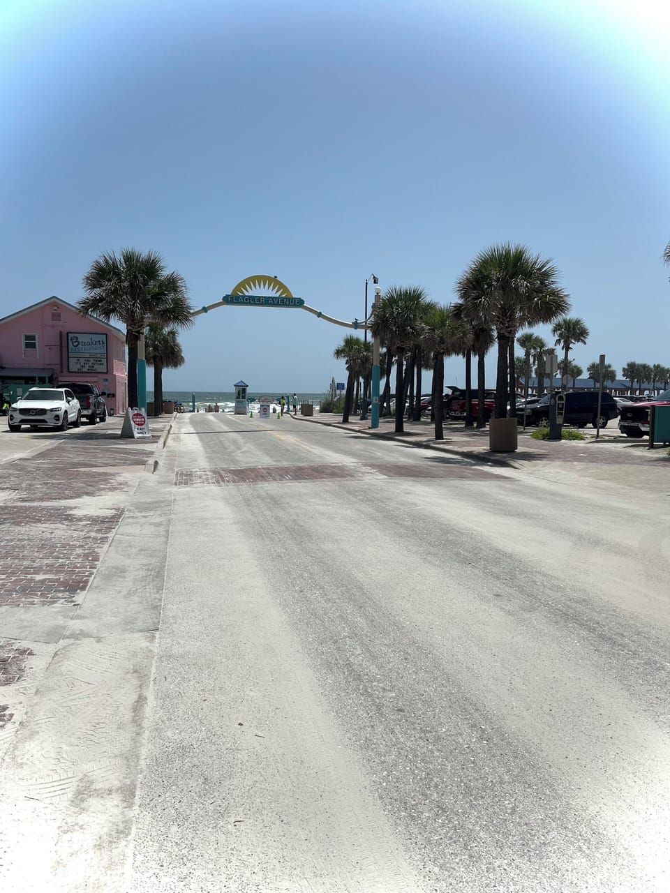 Flagler Ave to drive on beach