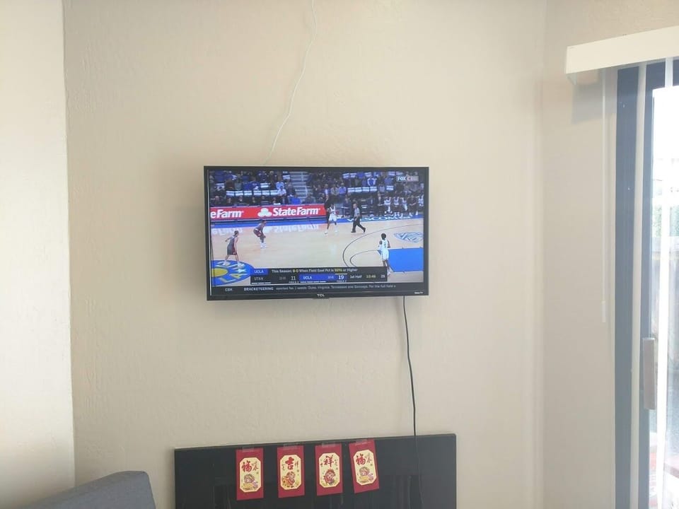TV in living area.