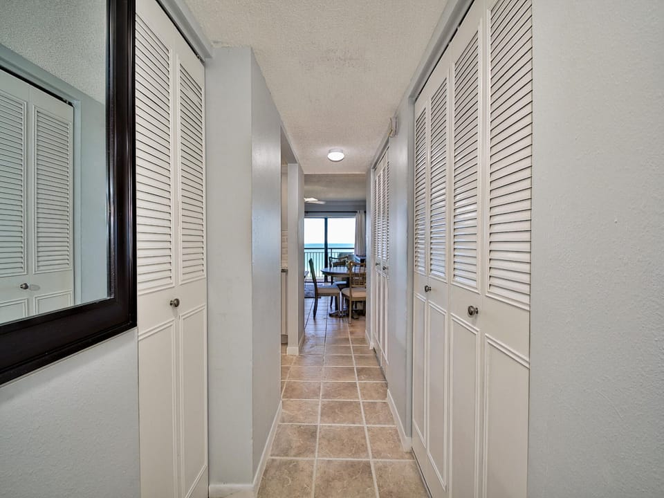 Hallway has a view too