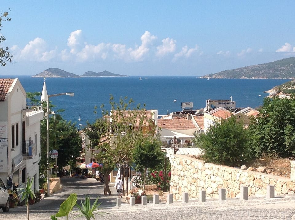 Kalkan Town - view from the Moonlight Bar