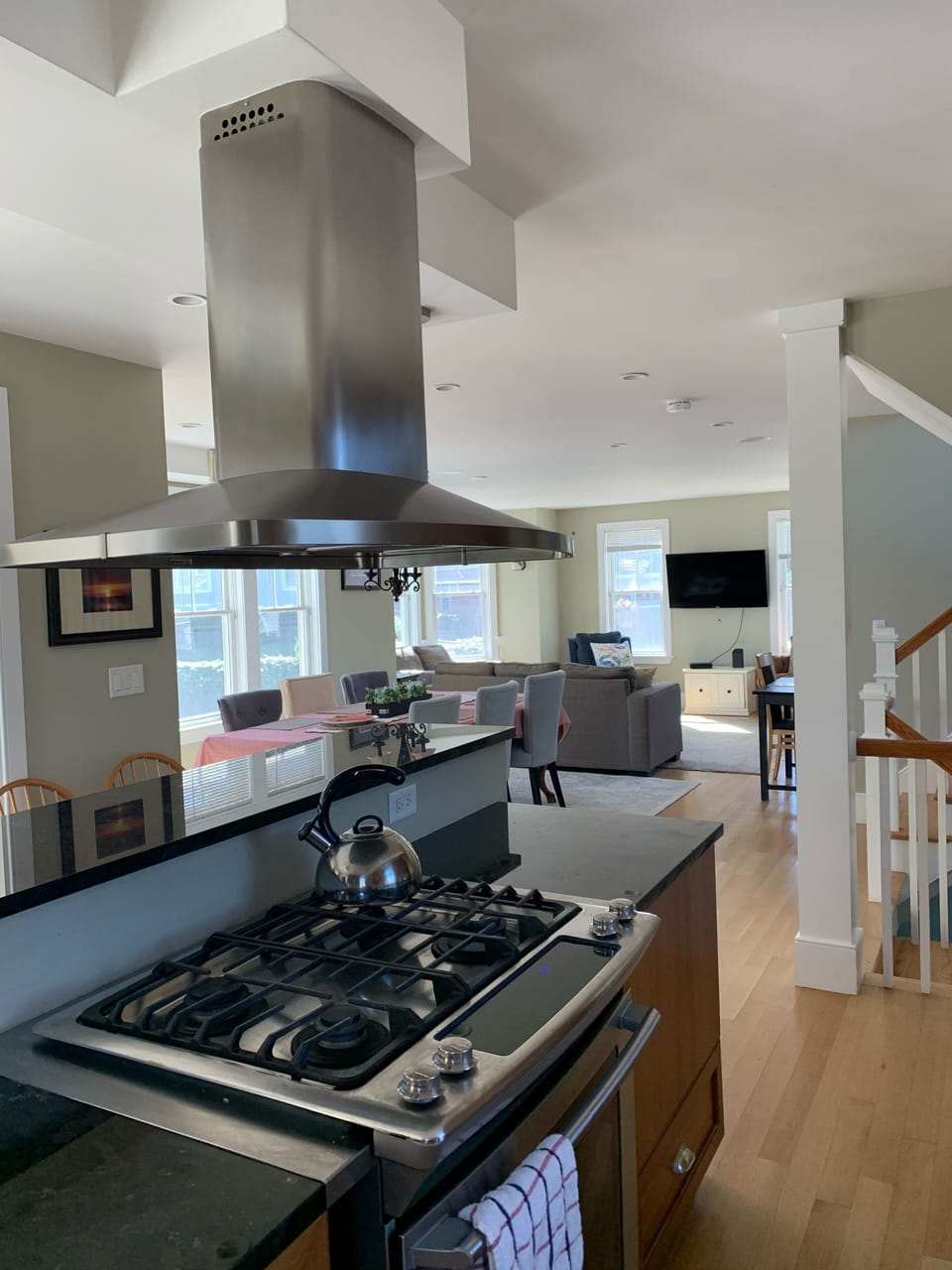Spacious open concept first floor