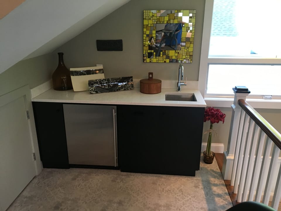 3rd Floor Wetbar area with Mini Fridge