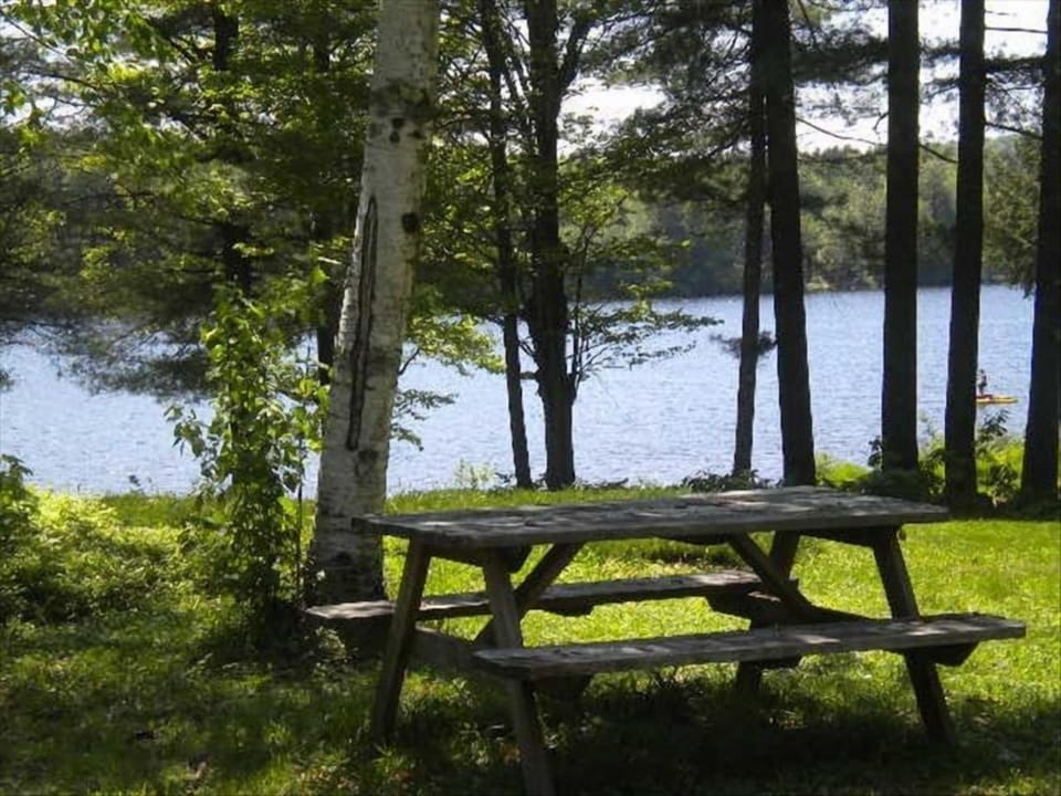 A view of the lake from the porch