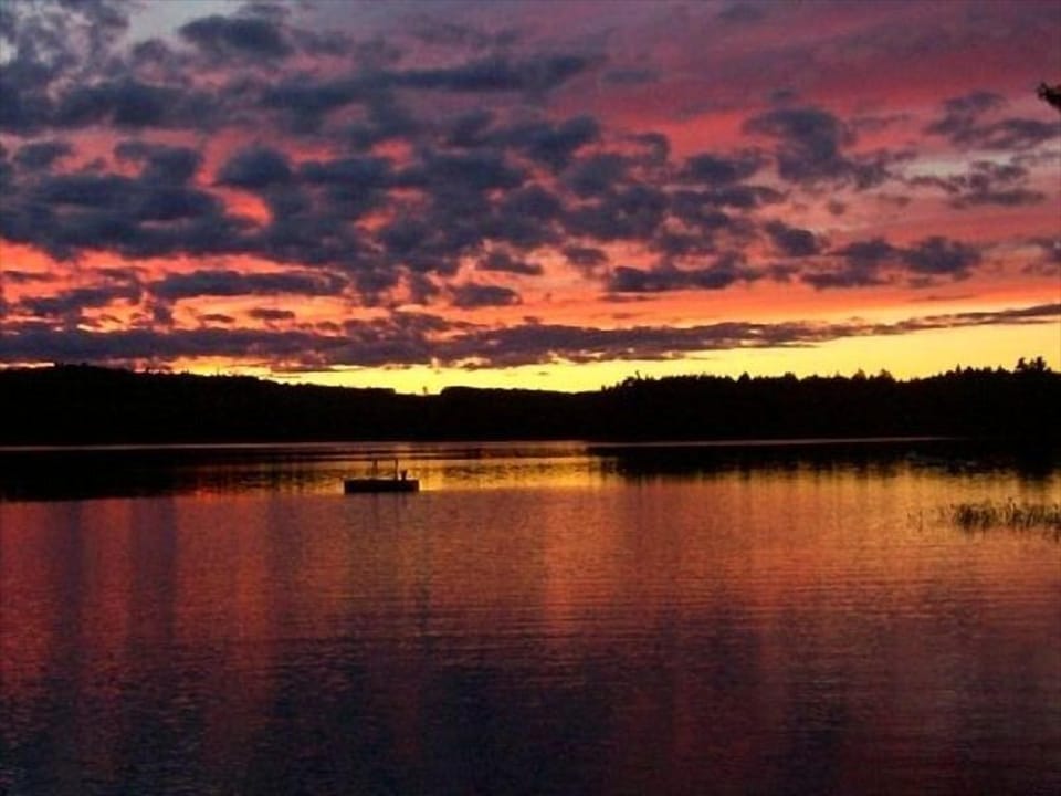 The end of an amazing day on the lake
