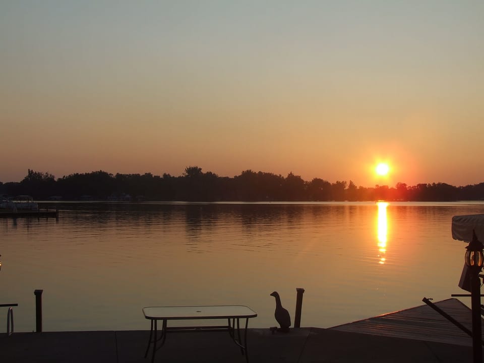 Serenity house Sunrise from the patio, enjoying a good cup of coffee