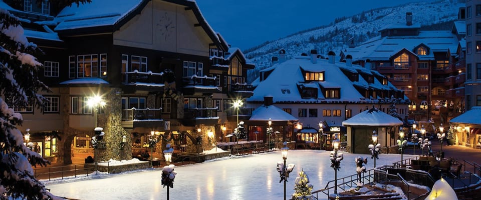 Skate rink at Beaver Creek Village