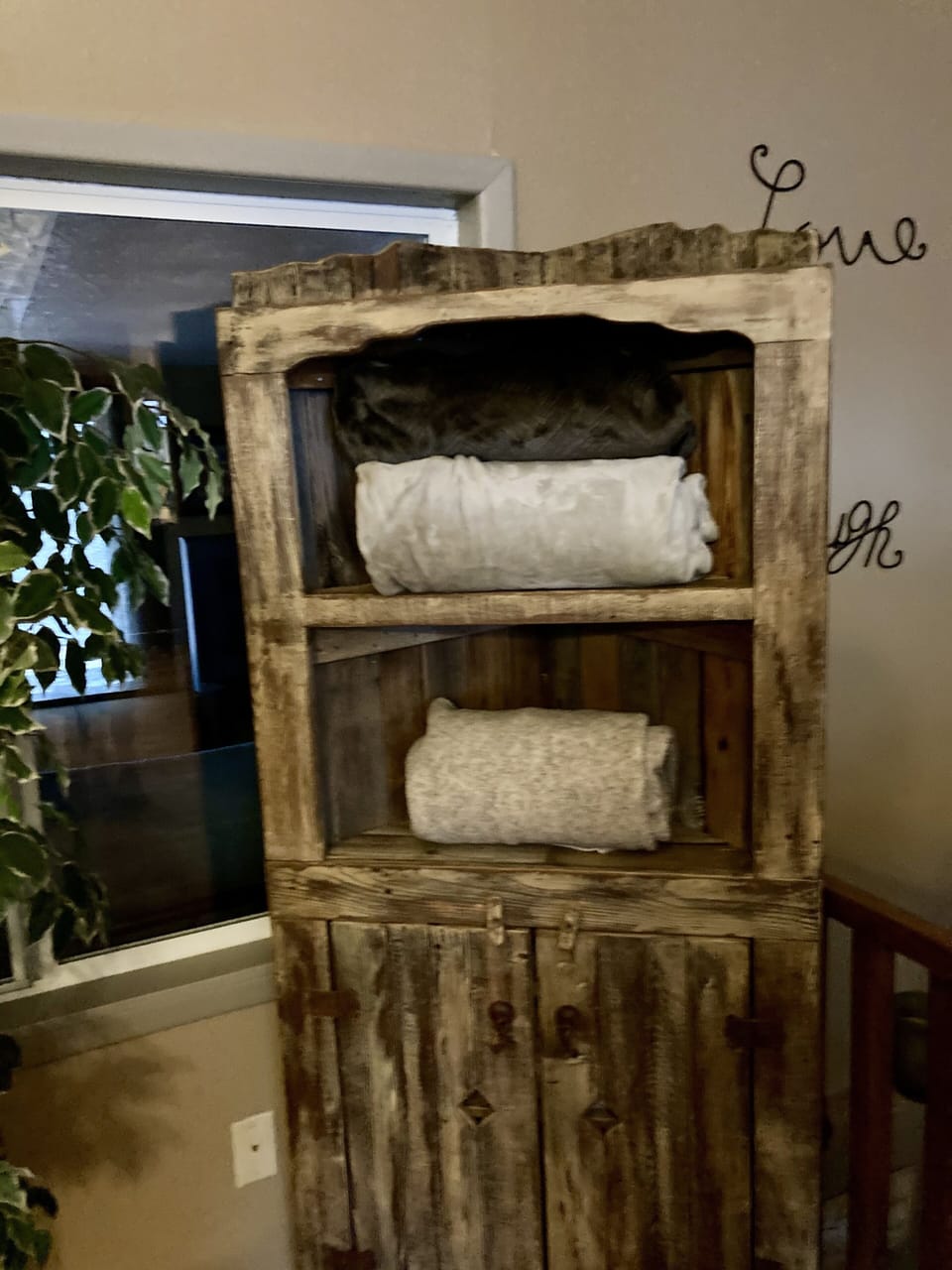 Cozy throws are available in case you get chilly!