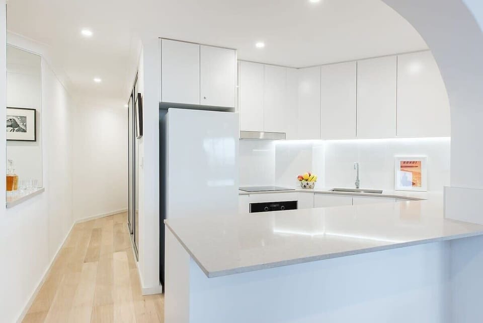 Kitchen with Bondi view