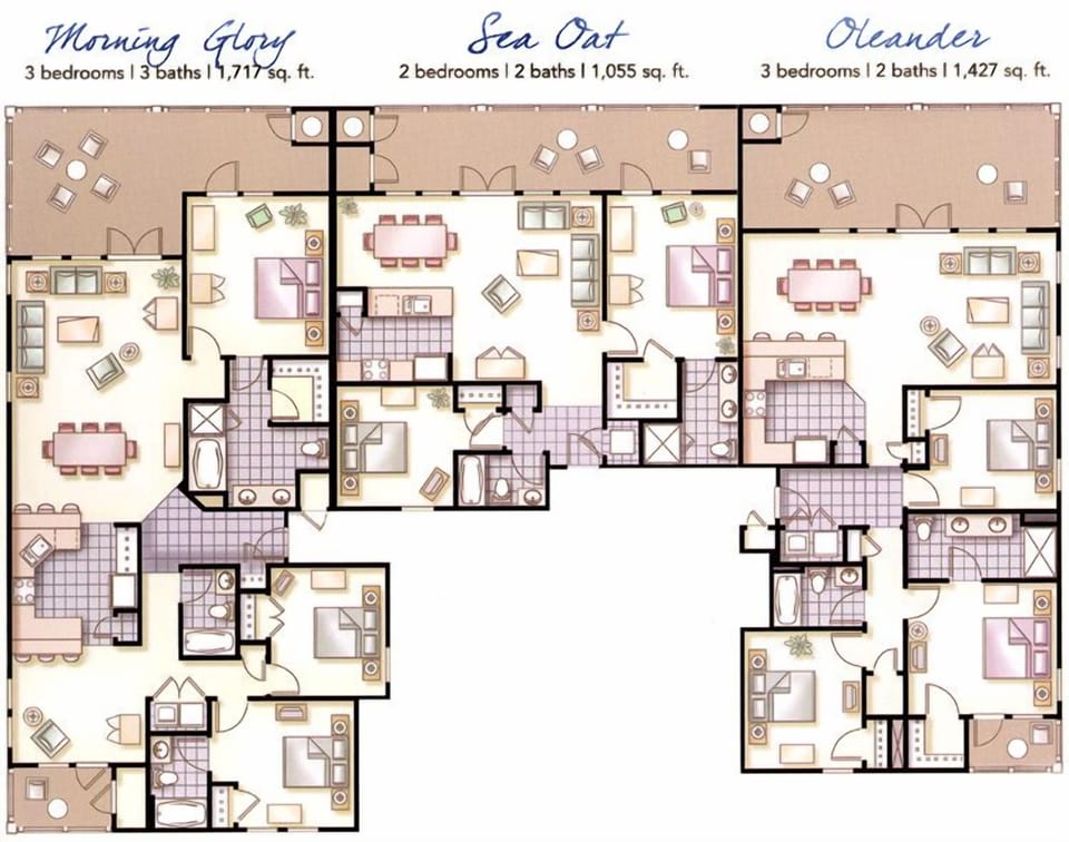 Beach Blast is a 2/2 condo located next to the Beach Club