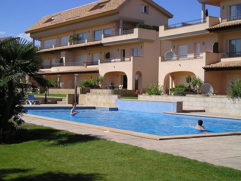 Our house from the pool