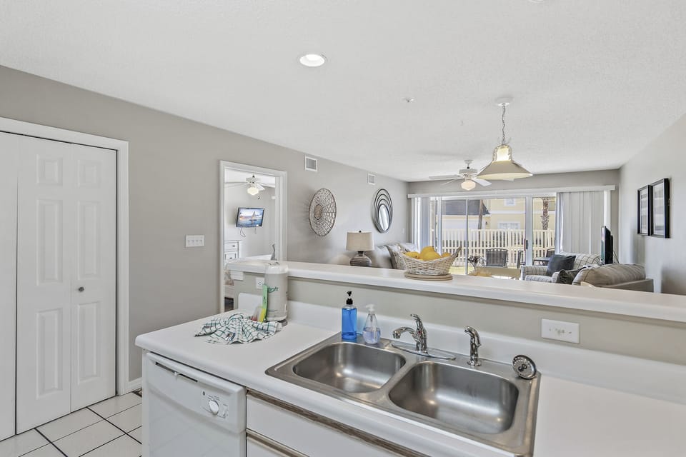 'Savor the Sunlit View as you Wash the Dishes or Prepare a Meal.'