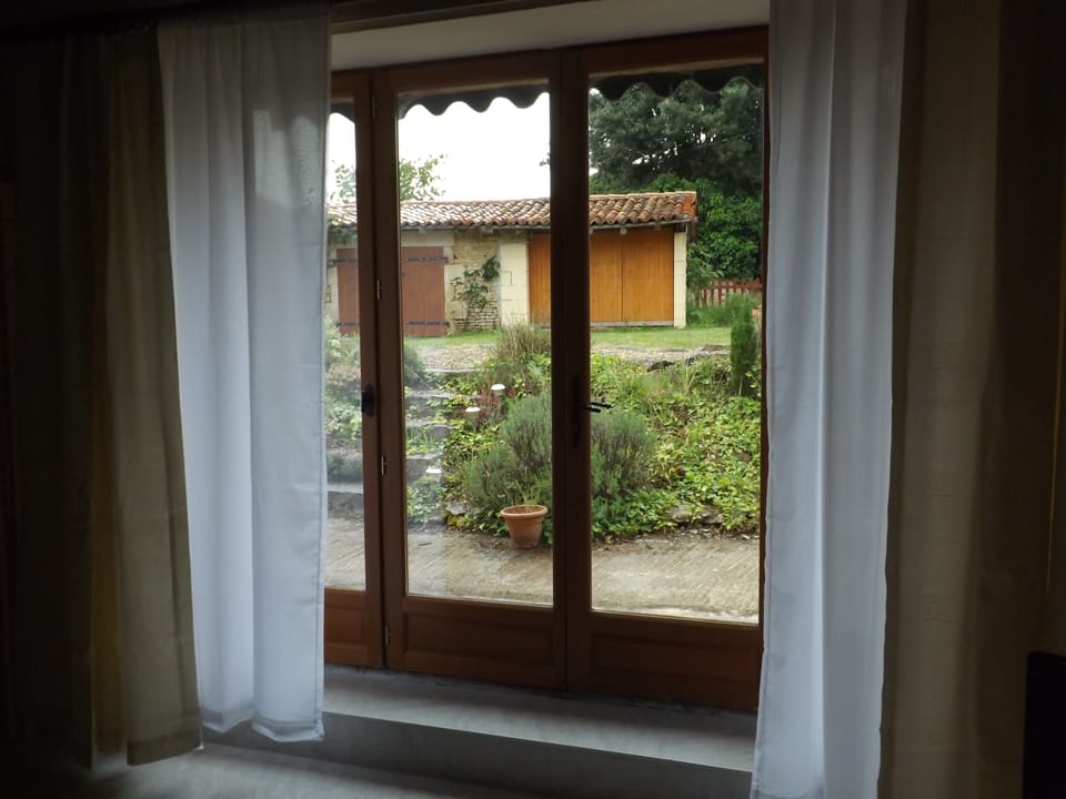 View to courtyard garden