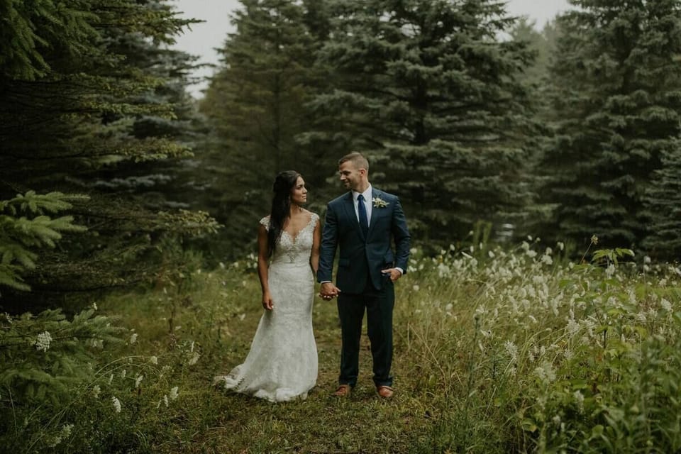 Wedding photos on the grounds. Photo by Kaleigh Rae Photography
