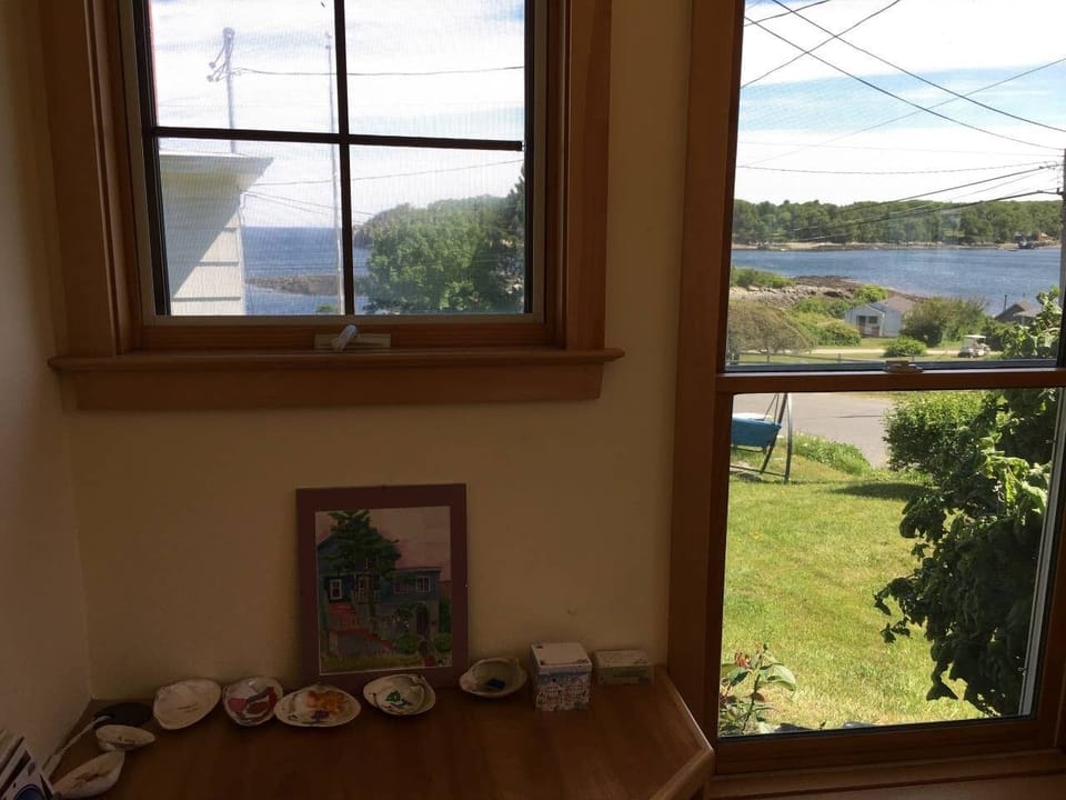 Home office ocean views