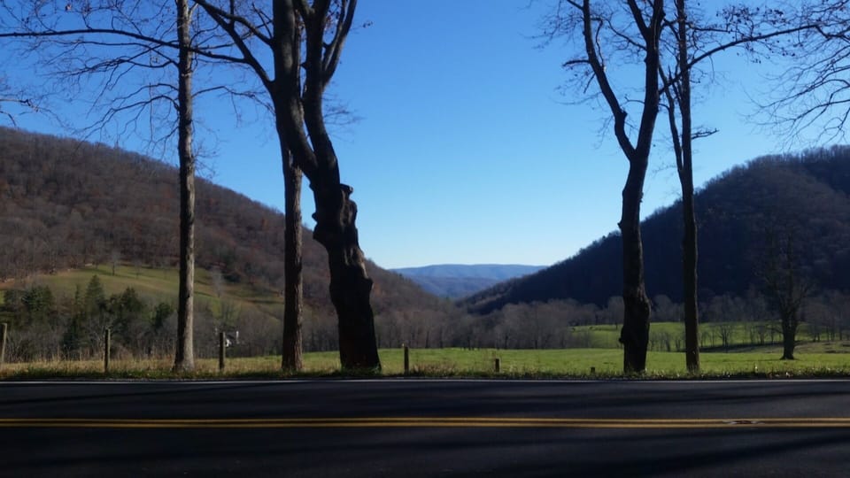 Dunn's Gap, one of the beautiful scenic views in the area