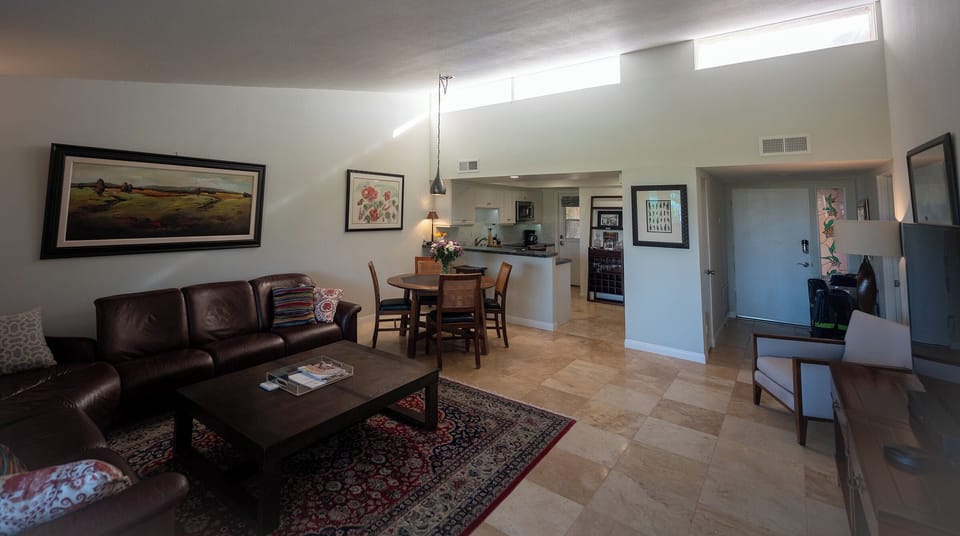 Main Living Area into Kitchen.
